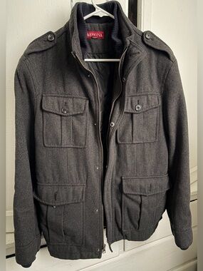 Merona Charcoal Men’s Jacket Size Medium